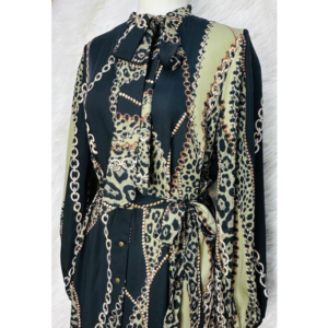 Preloved Printed Maxi Long Dress Brand Dejavu