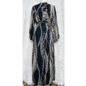 Preloved Printed Maxi Long Dress Brand Dejavu