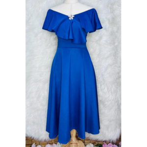 Off Shoulder Midi Dress