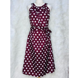 Preloved Brown Midi Dress