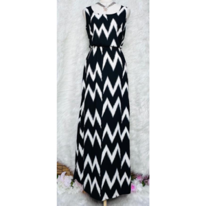 Preloved Printed Maxi Long Dress Brand H&M