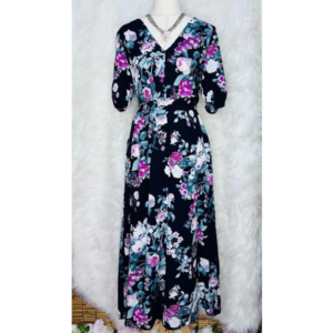 Preloved Floral Long Dress Brand H&M