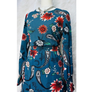Preloved Floral Midi Dress Brand PAPAYA