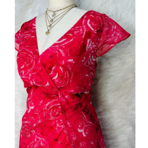 Preloved Red Long Dress Brand LIZ JORDAN