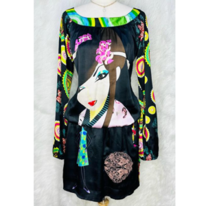 Preloved Printed Dress 