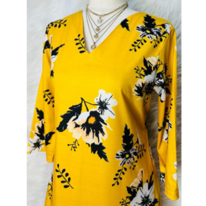Preloved Floral Yellow Dress Brand PATPAT