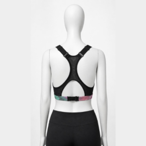 Abstract Print Clasp-Back Bra Brand: Rebook