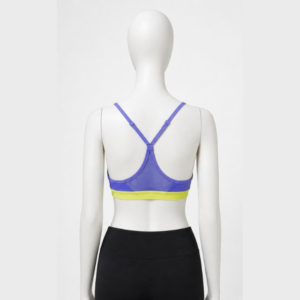 Purple V-Neck Sports Bra With Adjustable Strap Brand: Nike