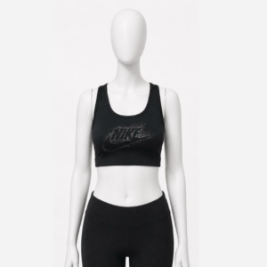 Black Racerback Sports Bra Brand: Nike