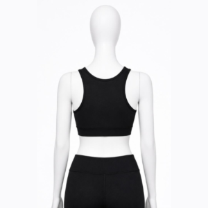 Adidas Graphic Logo Activewear Crop in Black
